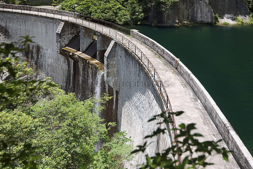 Similar – Image, Stock Photo dam Retaining wall