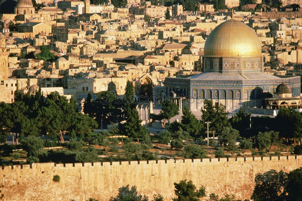 Similar – Image, Stock Photo Dome of the Rock in the Temple District of Jerusalem