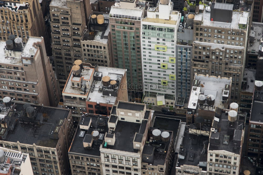 Similar – Street canyons of New York, view from above