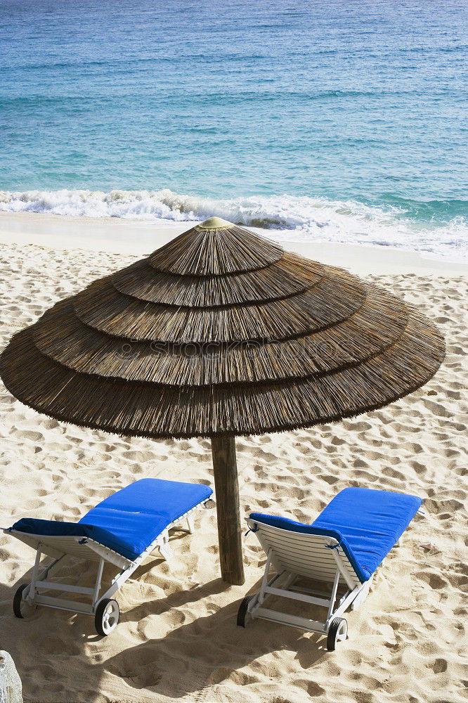 Similar – Straw umbrellas on the beach