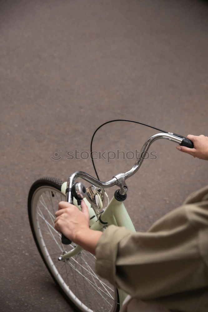 Similar – Foto Bild gelbes Lastenfahrrad auf der Strasse