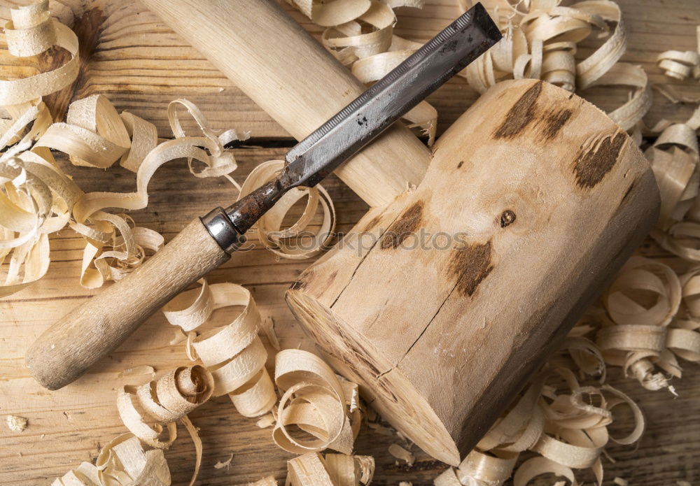 Similar – wooden curl Wood shavings