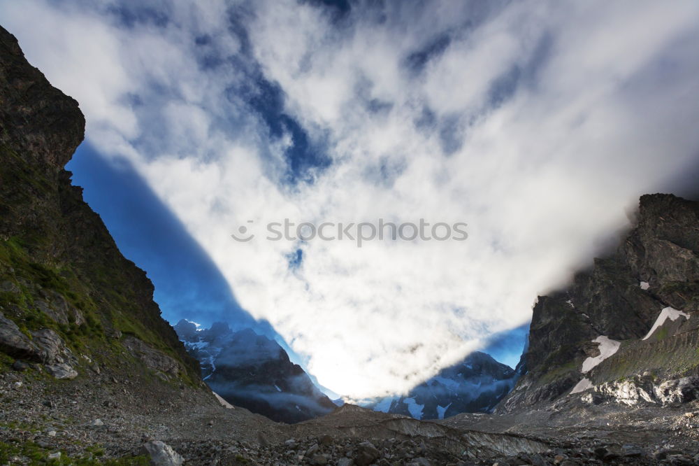 Similar – Image, Stock Photo Mountain view ….. | Karwendel [6]