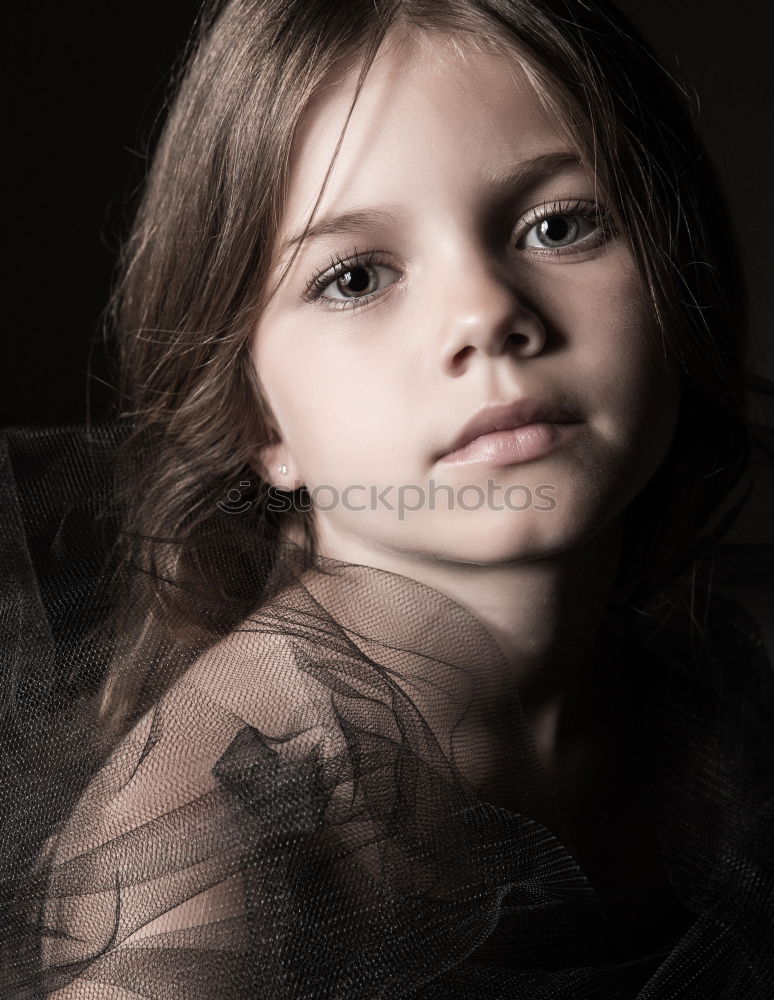 Similar – Image, Stock Photo me Silent Think Dark Night