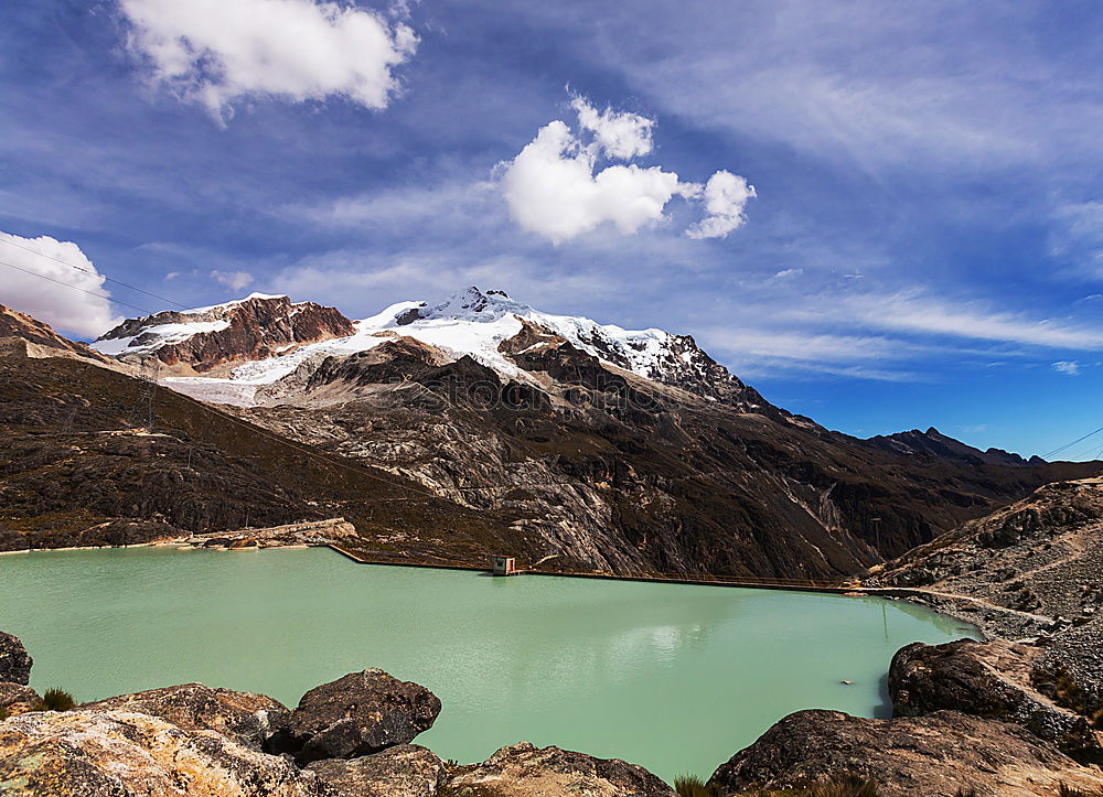 Similar – Image, Stock Photo Mountain lake