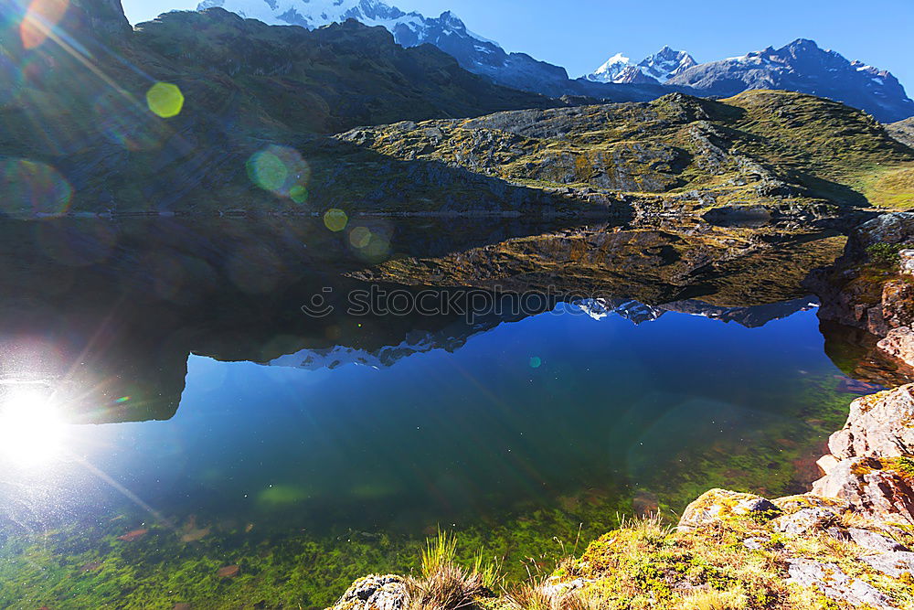 Similar – Image, Stock Photo crystal clear lake in Patagonia