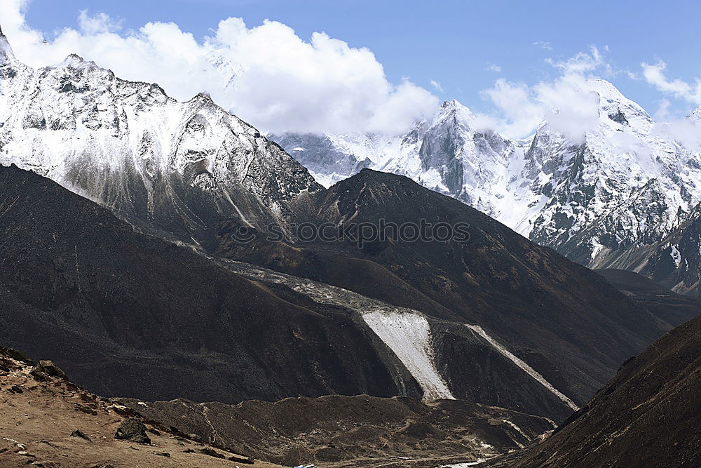 Similar – Image, Stock Photo Jharkot Village on the Annapurna Circuit