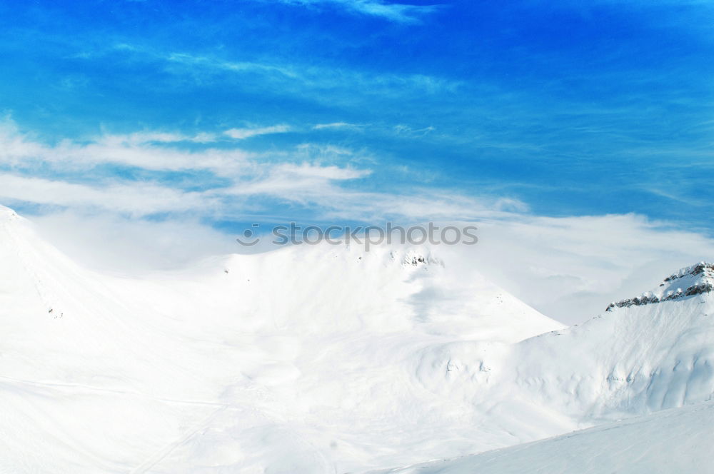 Similar – ski#1 Powder snow Jump