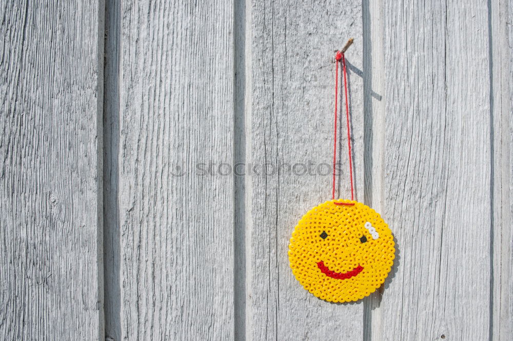 Image, Stock Photo Smiley on a wall Style Joy