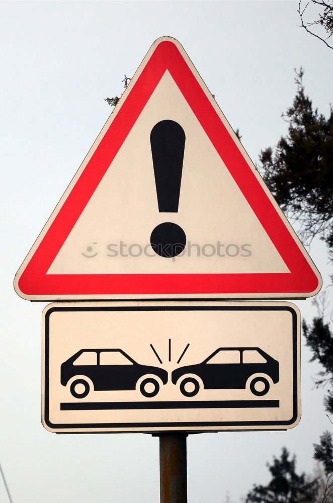 Similar – rolled gravel Road sign