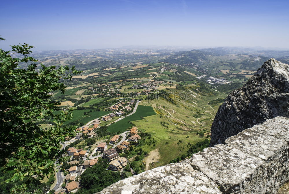 Similar – Image, Stock Photo View of Monsanto in Portugal