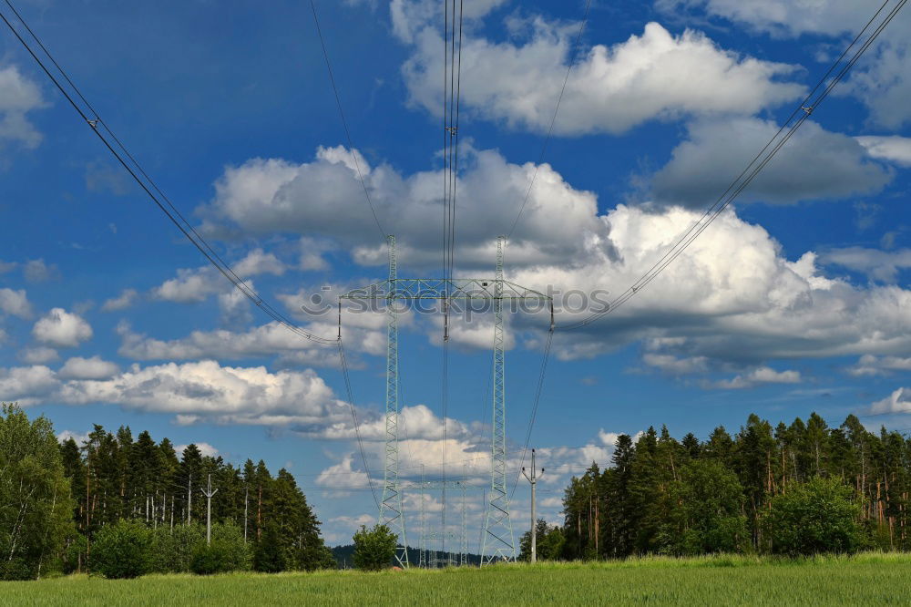 Image, Stock Photo Landscape with hop field