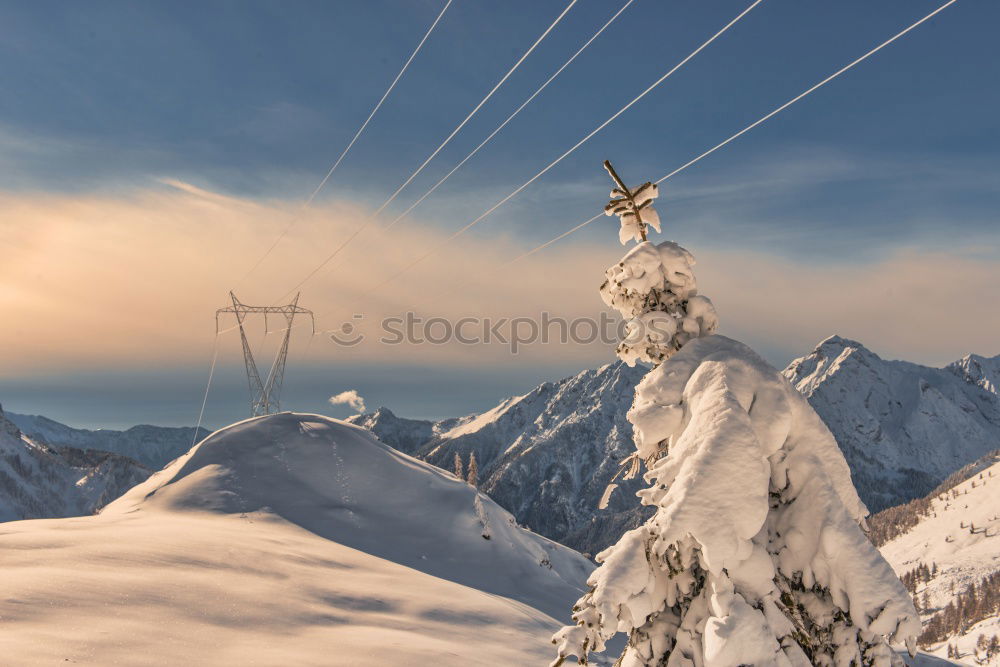 Similar – Image, Stock Photo wonderfull winter day on the Zugspitze