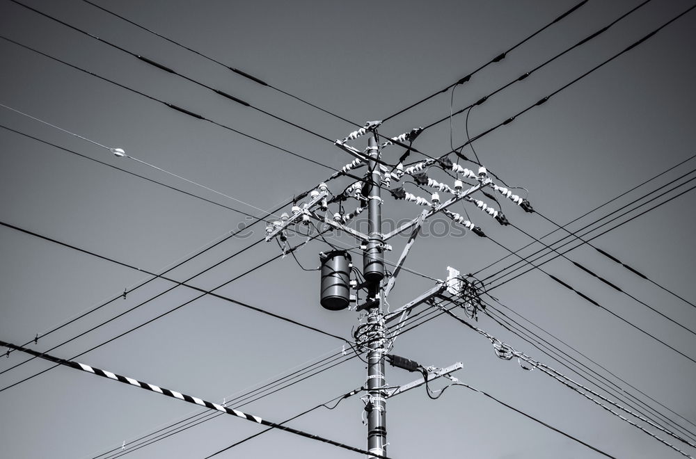 Similar – Image, Stock Photo Power pole like in omas times