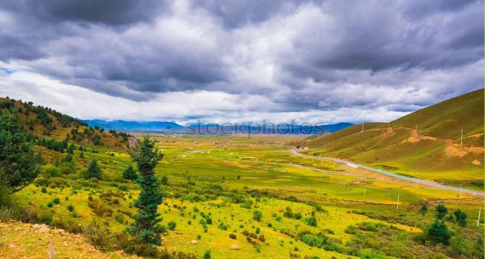 Similar – Image, Stock Photo green mountains