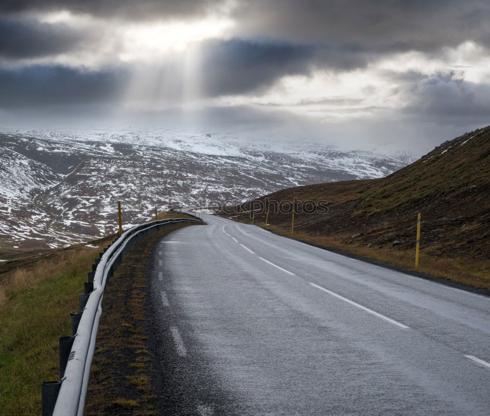 Similar – Image, Stock Photo Road through countryside on the Isle of Skye in Scotland