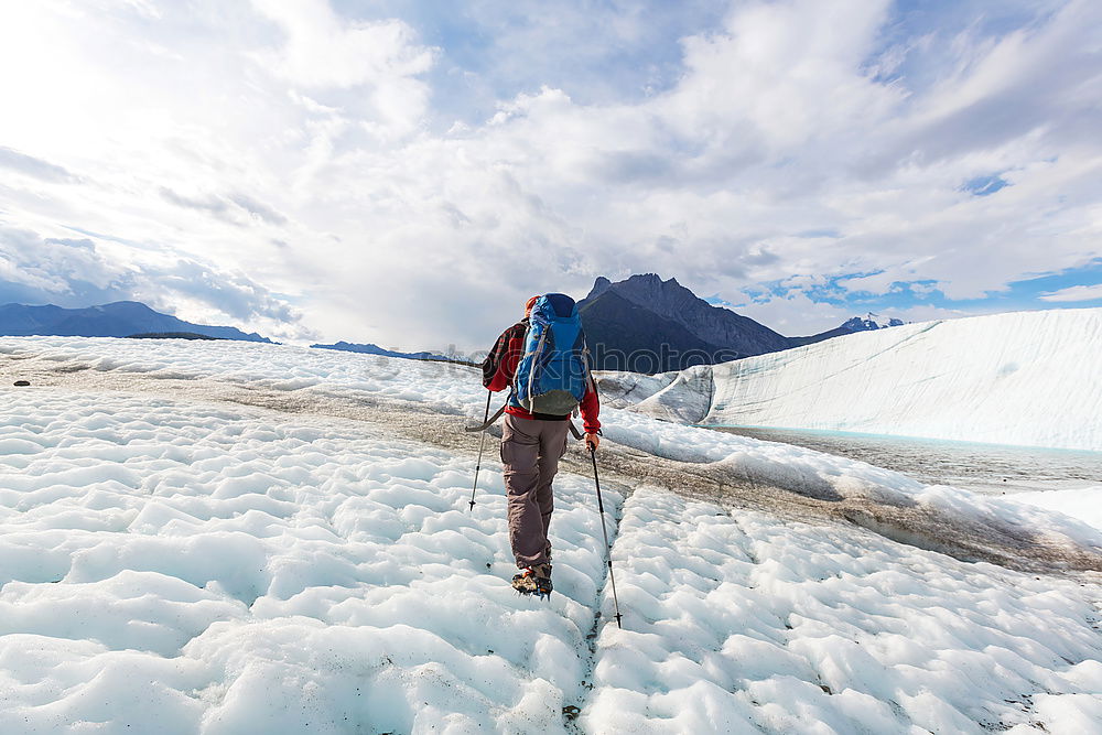 Image, Stock Photo Slide party? Sports Hiking