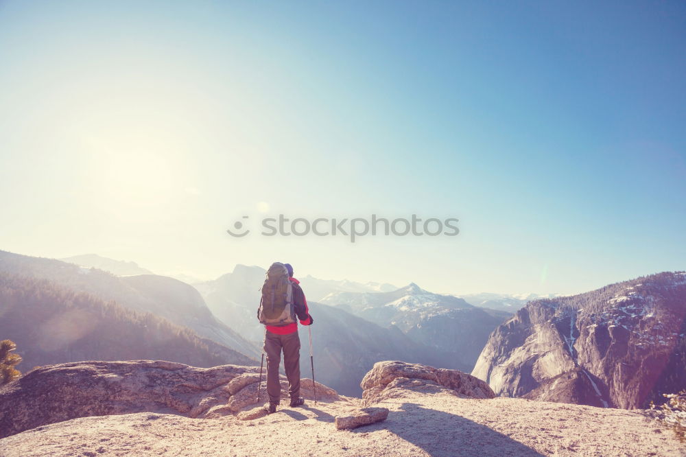 Similar – Now a cool summit cyclist