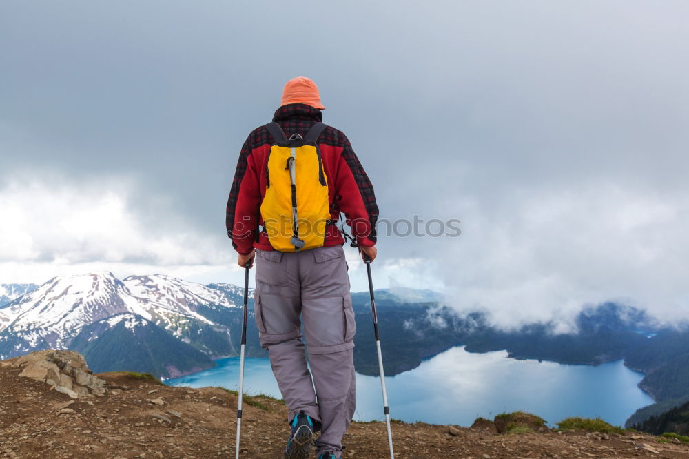 Mountain hike Hochkant