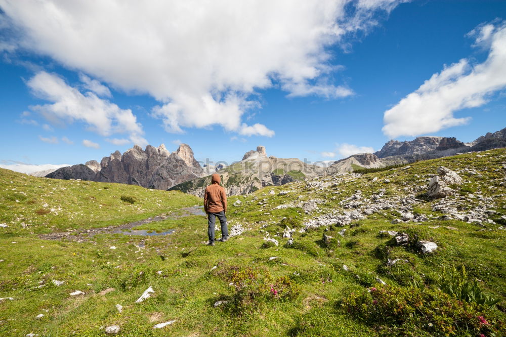 Similar – Image, Stock Photo Descent to Holzgau | Alpine crossing