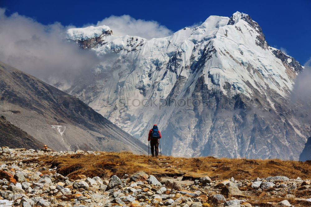 Similar – Image, Stock Photo tent below the mountain