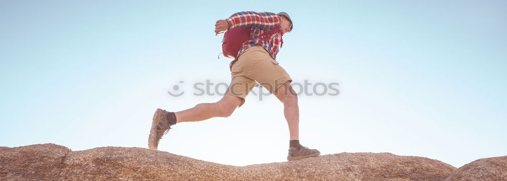 Similar – Image, Stock Photo Young bare man in colored smoke outdoors in the forest