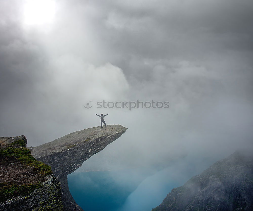 Similar – Image, Stock Photo ascent Masculine Young man