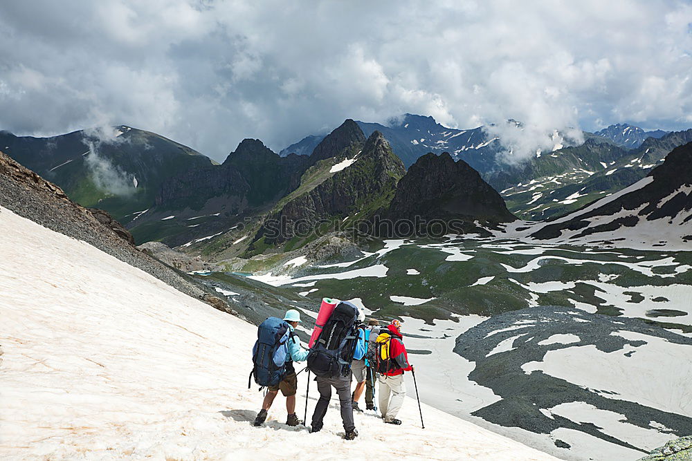 Ascent to the Mindelheimer Hütte. Photo: Alexander Hauk