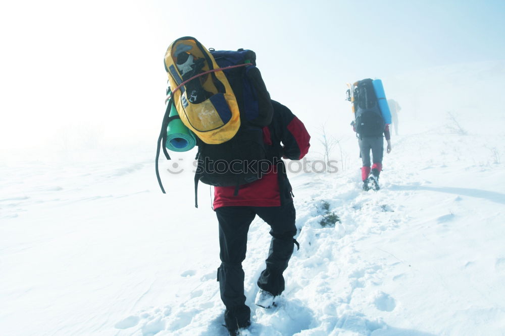 Similar – Schneeeeee… Bergsteigen