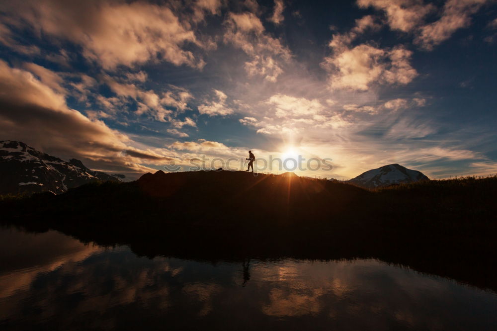 Similar – Sunrise in the Dolomites with view VI