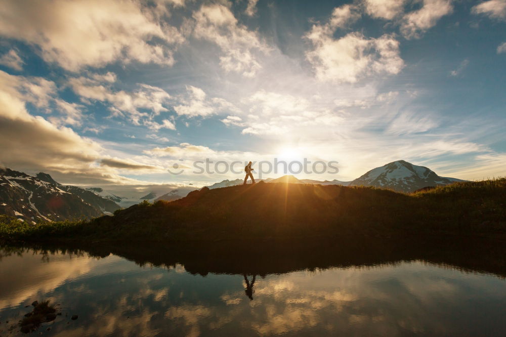 Similar – Hiking | Sunrise | Summit