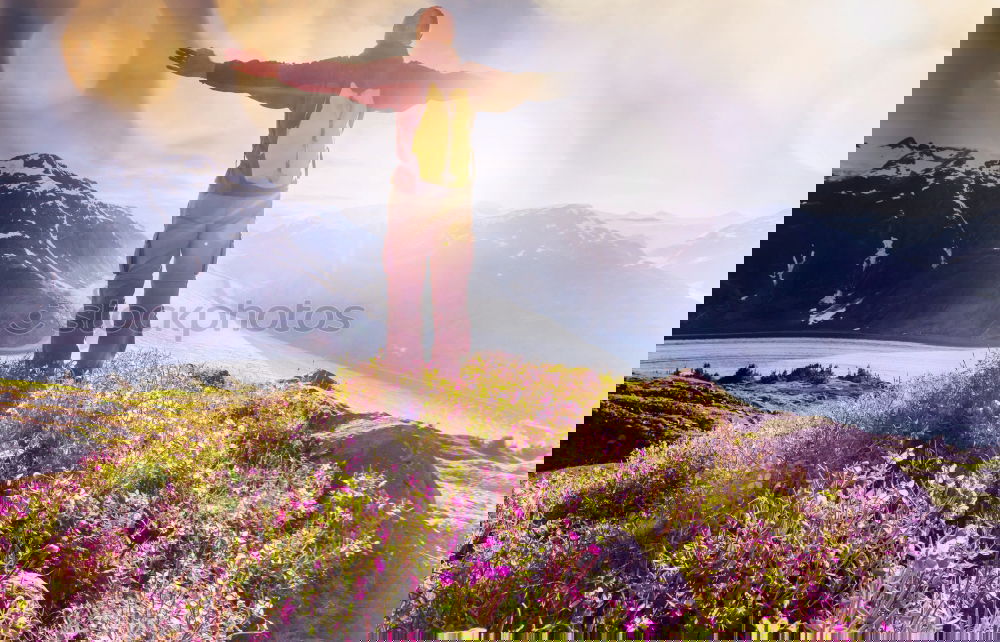 Similar – Image, Stock Photo Just a minute. Human being