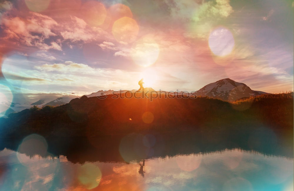 Similar – Image, Stock Photo Beautiful autumn foggy morning panorama. Tatra mountains