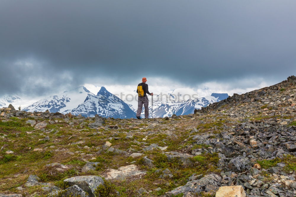 Similar – mountain hike Joy