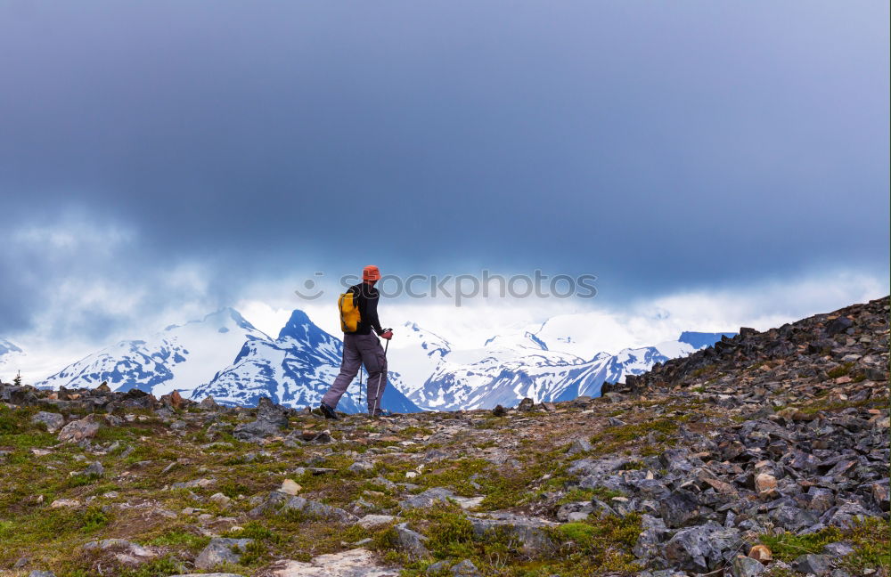 Similar – mountain hike Joy