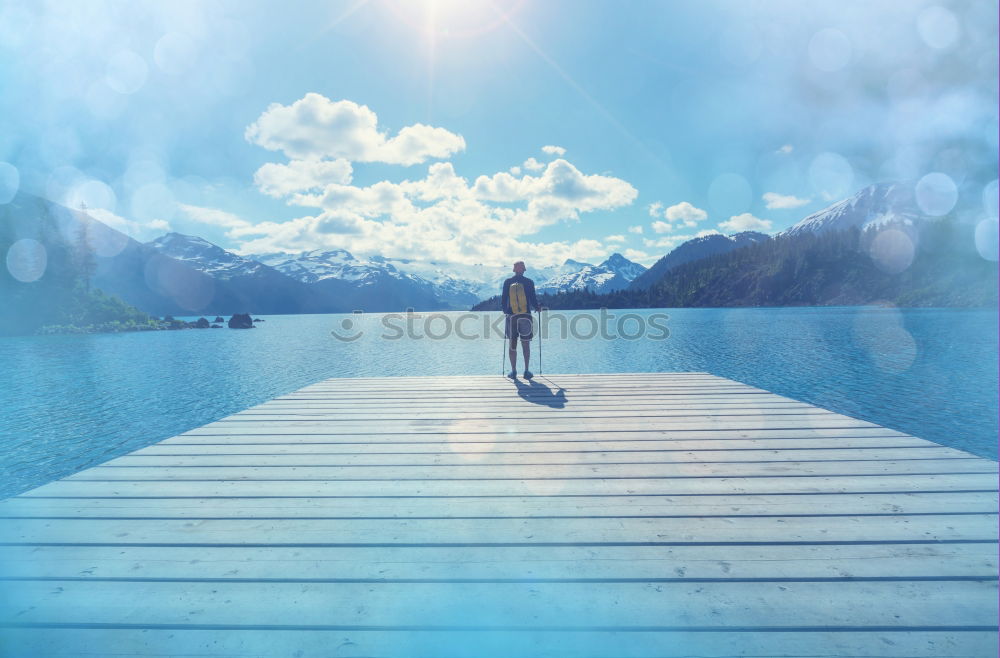 Image, Stock Photo Beautiful young skater playing with her dog.