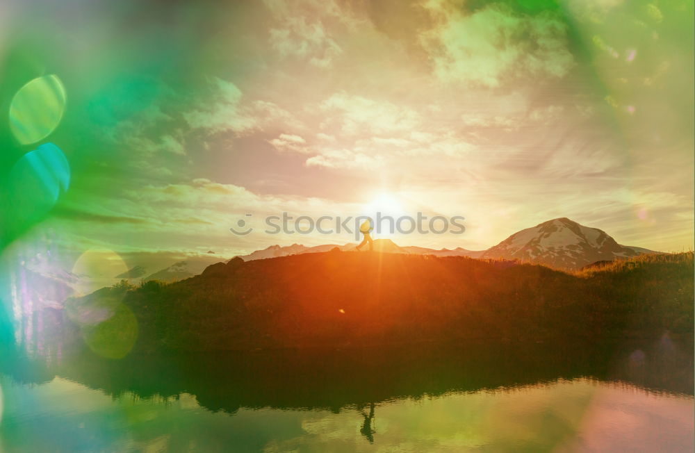 Similar – Image, Stock Photo Sunset