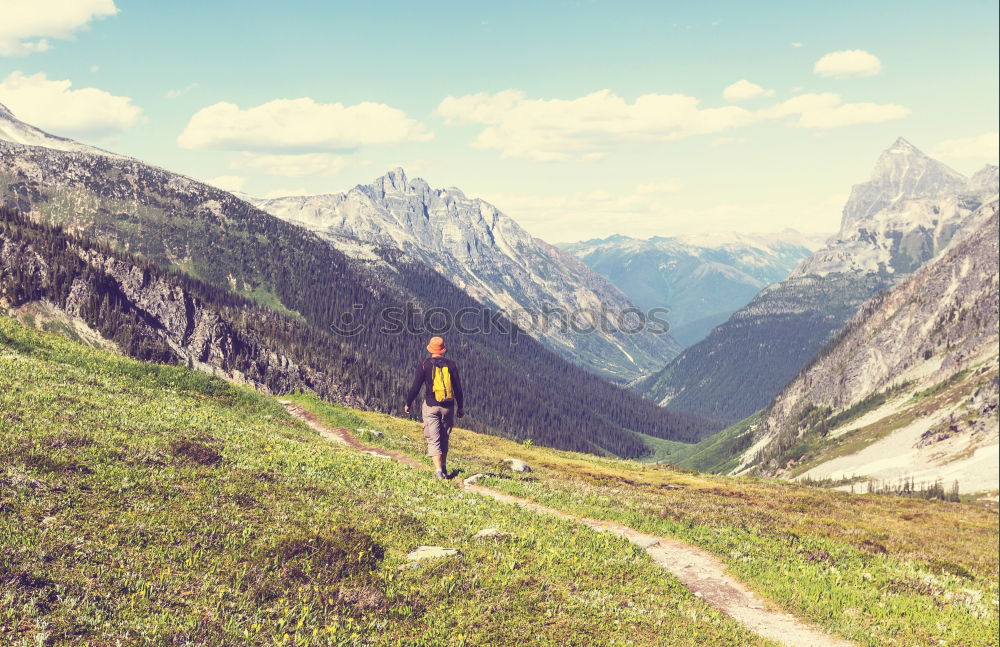 Similar – athlete walking through all of the Pyrenees