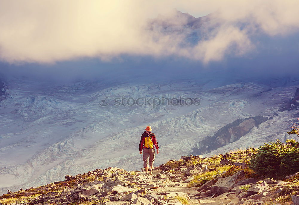 Similar – Image, Stock Photo hiking day Woman Adults