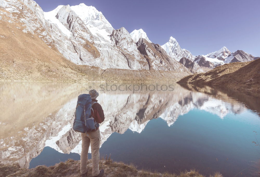 Similar – Aconcagua Trekking Hiking