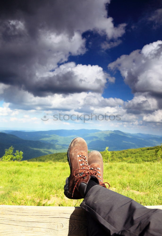 Similar – Foto Bild Wandern und Bergsteigen: These boots…