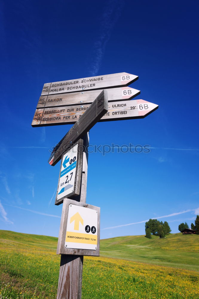 Similar – signpost Places Sports