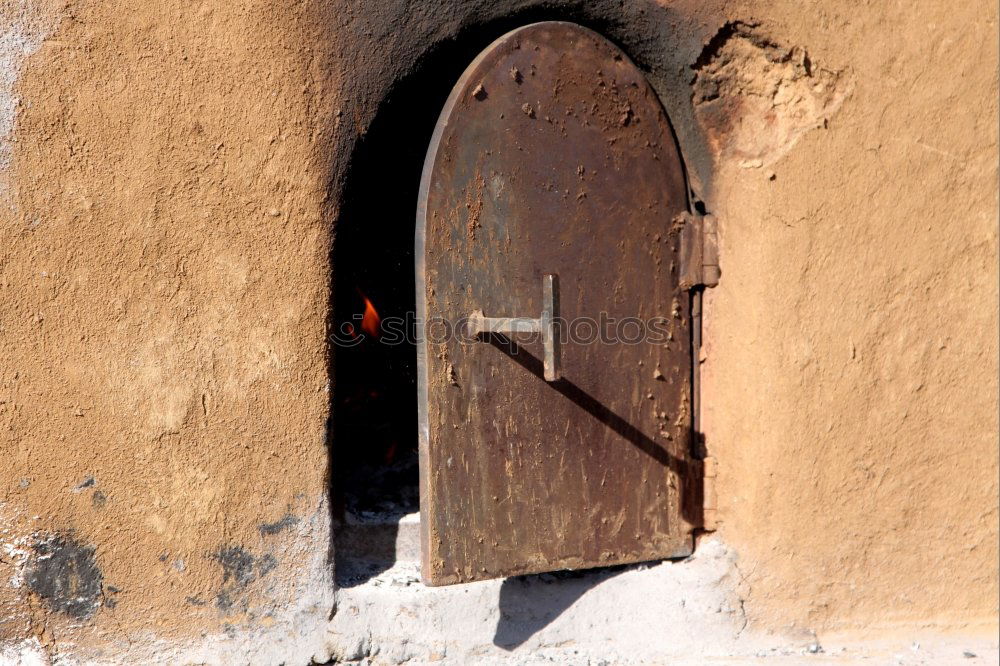 Similar – Image, Stock Photo Ancient door knocker on a wooden door