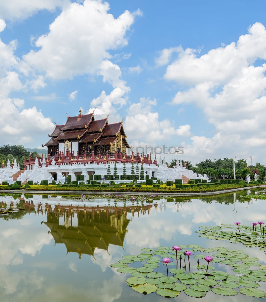 Similar – Pavilion in the Lotus Sea