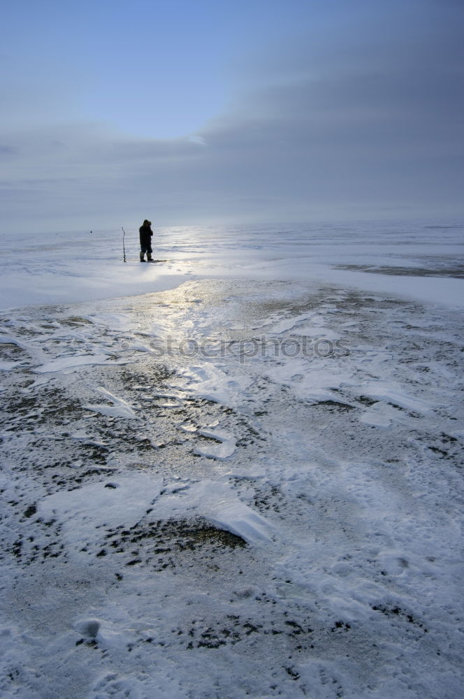 Similar – Image, Stock Photo Angler at the Kiel Fjord #1