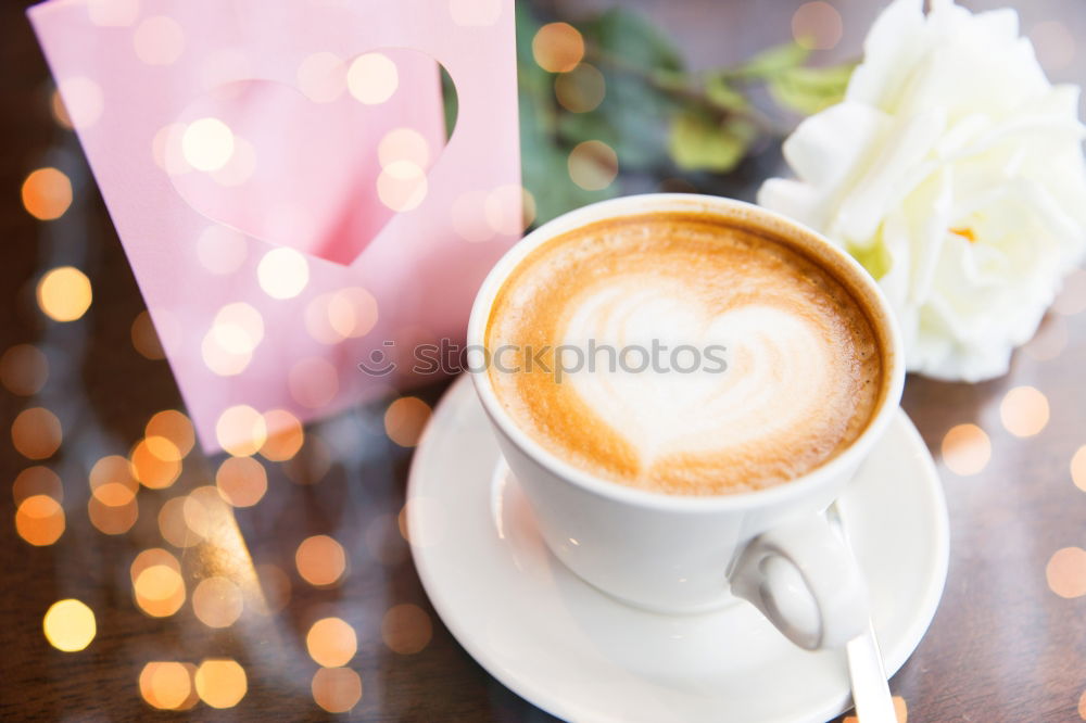 Image, Stock Photo Cup with coffee Breakfast