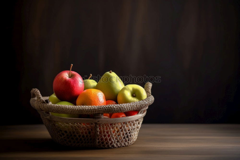 Similar – Oranges on dark background