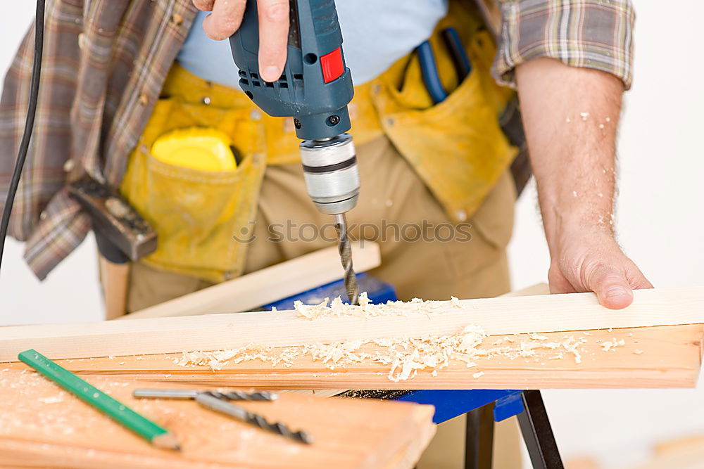 Image, Stock Photo Working with the router