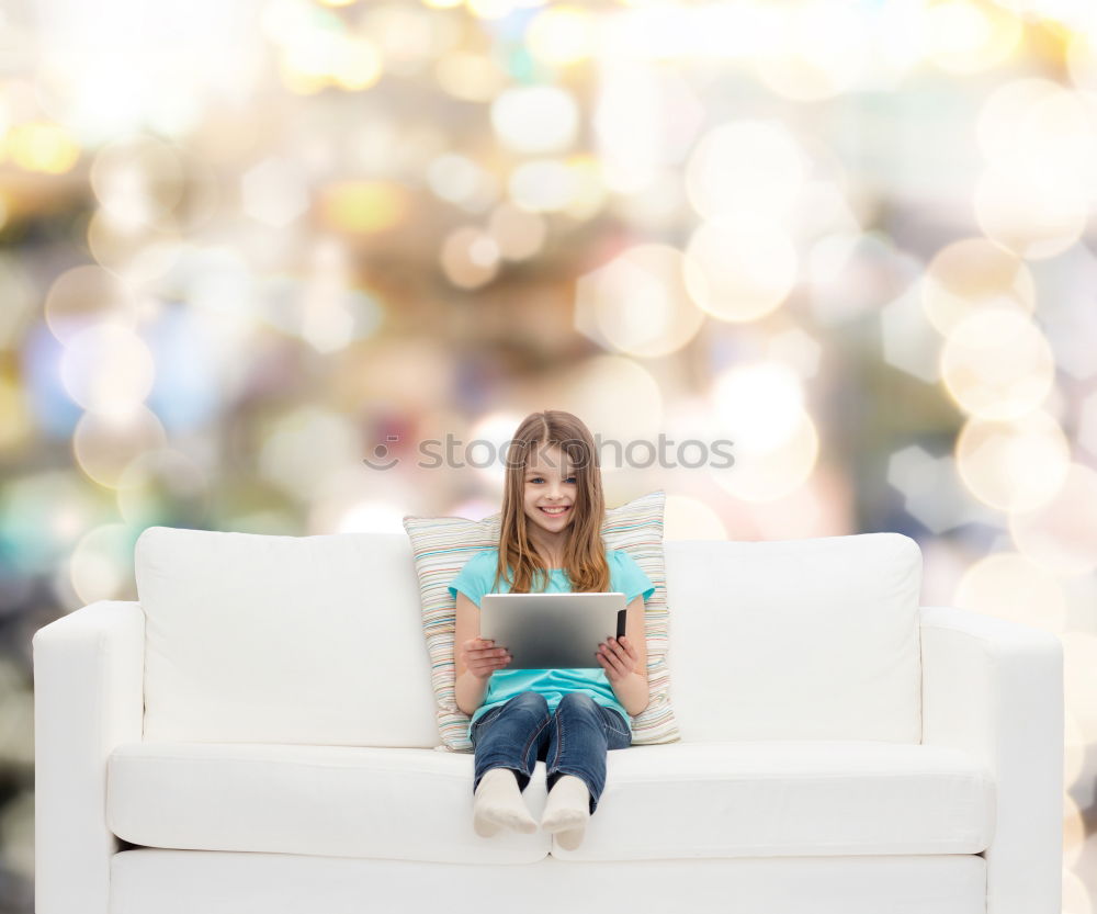 Similar – Image, Stock Photo Crop woman with pile of popcorn