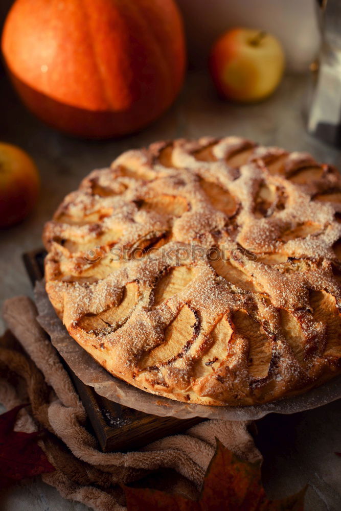 Similar – Image, Stock Photo whole round apple pie
